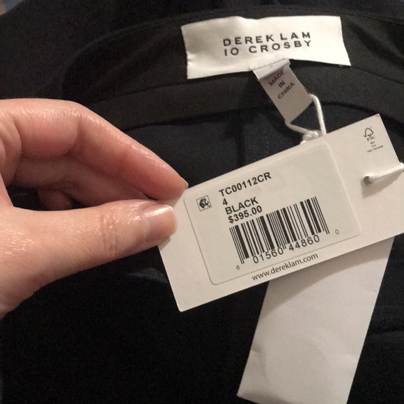 NWT Derek Lam 10 Crosby
Kelis Straight Leg Sailor Pants Black size 4 - Picture 4 of 6
